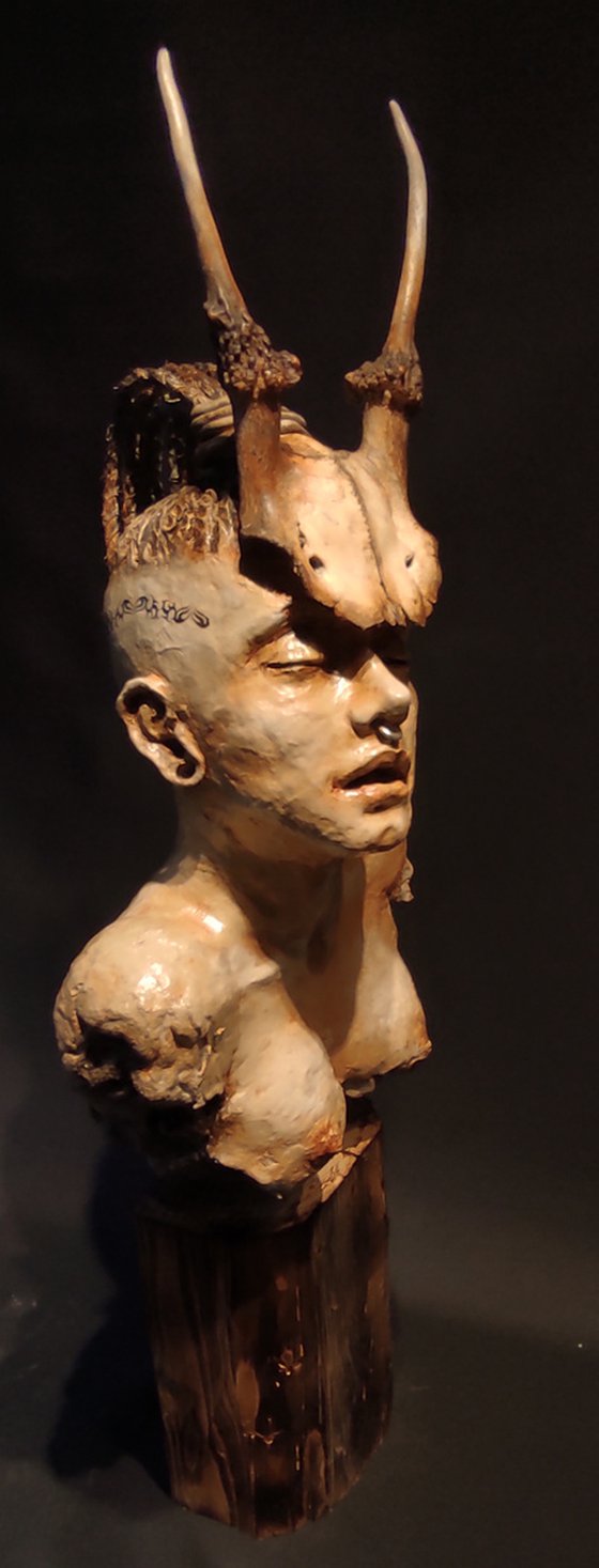 "Tribal Soul II" Unique sculpture