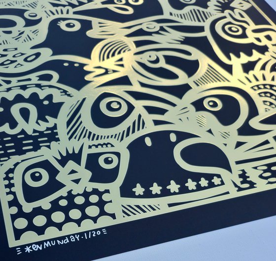 Gold Birds