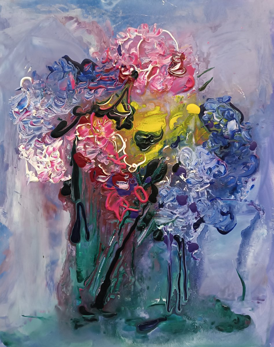 Illustrative Acrylic Painting , Still Life By Mykola Samoilenko, 12 X 15, Artwork For Sale On Artfinder