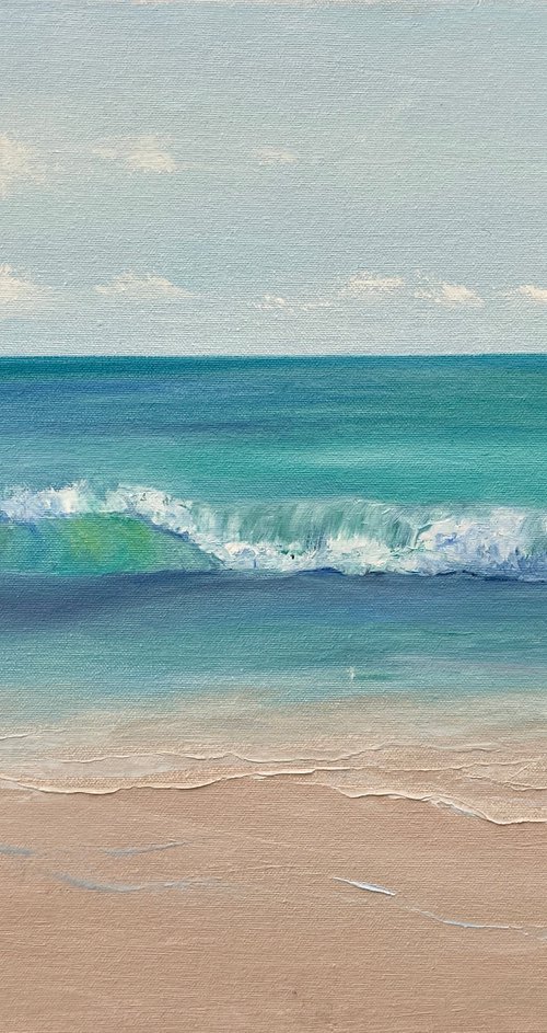 Minimalist Seascape by Heather Matthews