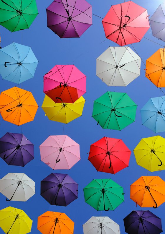 Rainbow Umbrellas