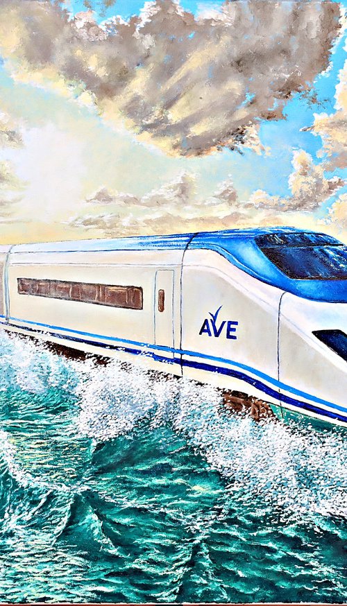 Tren AVE Transindico Sanghai  - La Azohia by Jesús Gómez