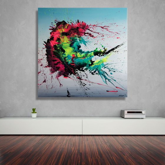 Beauty Punch II (Spirits Of Skies 100044) (100 x 100 cm) XXL (40 x 40 inches)