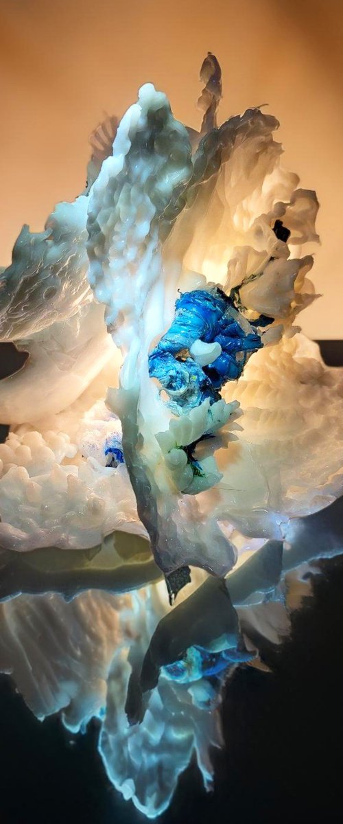 Lighted Sculpture Corals by Nikolina Andrea Seascapes and Abstracts