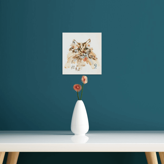 "Portrait of a cat"