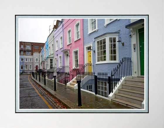 Chelsea London coloured houses