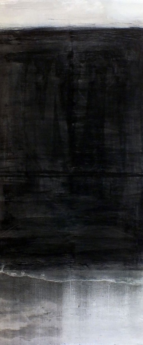 -sign on wall- something came off the wall by Marilina Marchica