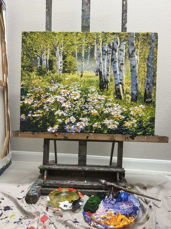 Love's Bloom In Misty Woods