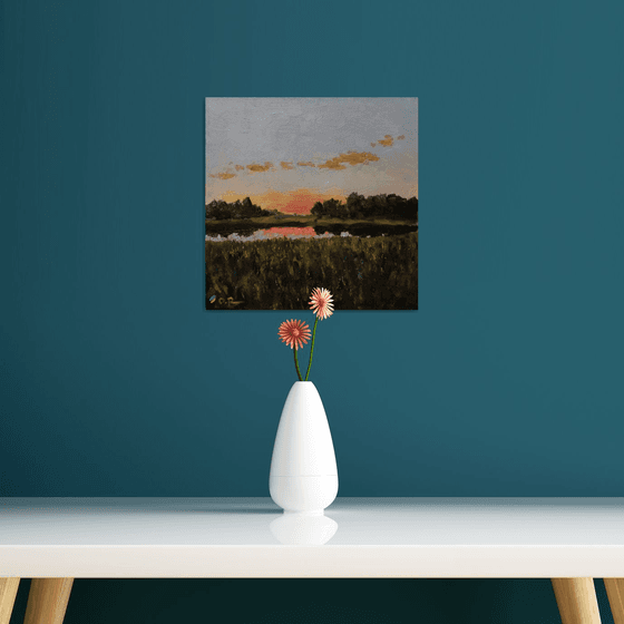 Impression. A quiet evening