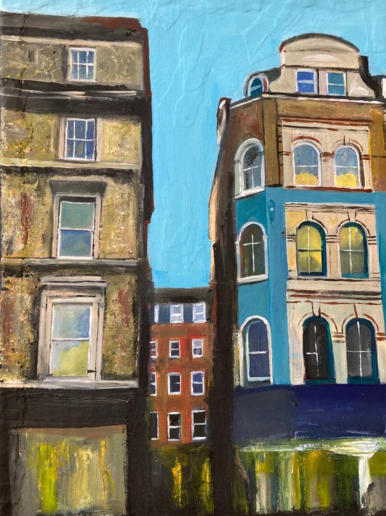 One End of Tisbury Court, Soho, London