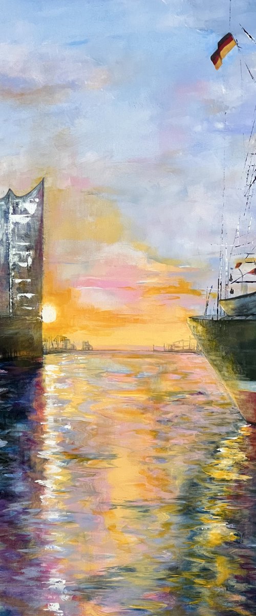 Harbour Sunrise by Sandra Gebhardt-Hoepfner