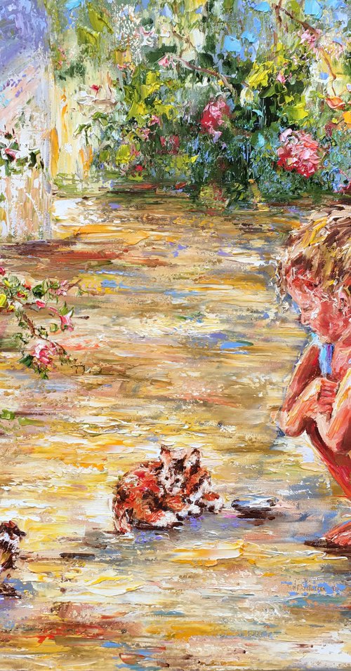 Dans la cour by Diana Malivani