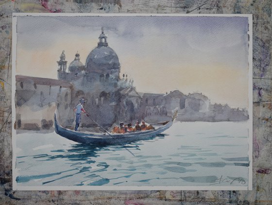 Venice ,in front of Santa Maria della Salute