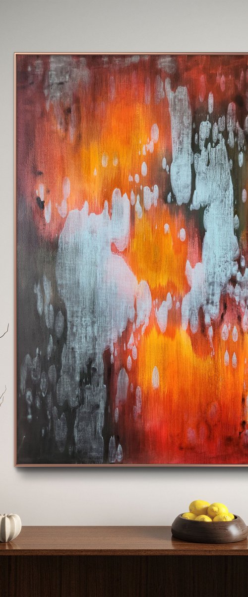 AFTERLIGHT VII - Abstract Painting by Orvvet