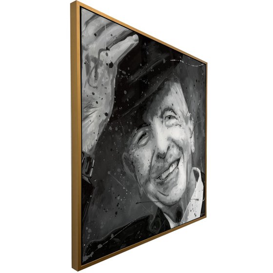 Leonard Cohen (Framed)