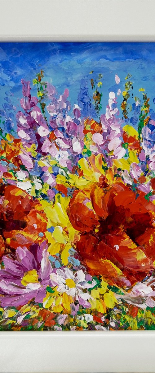 "Poppys with Wildflowers" by Anastasia Woron