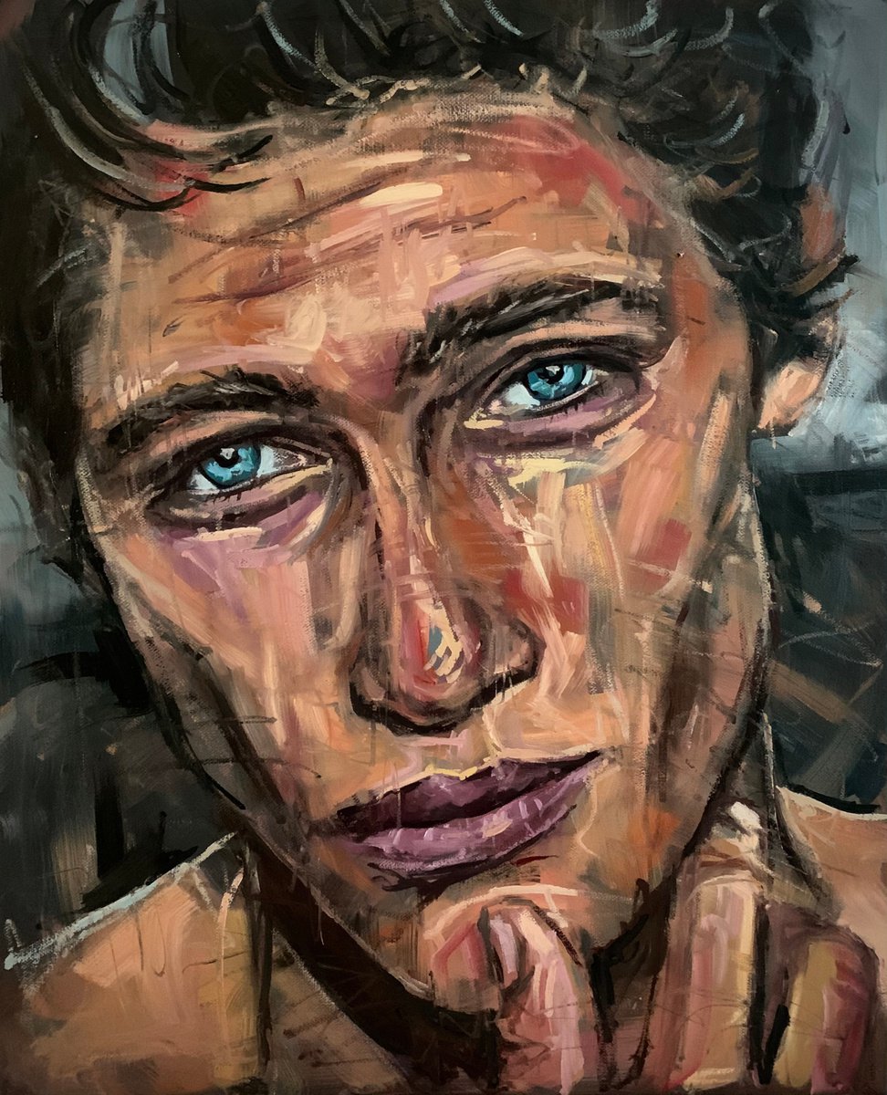 Young male portrait by Emmanouil Nanouris