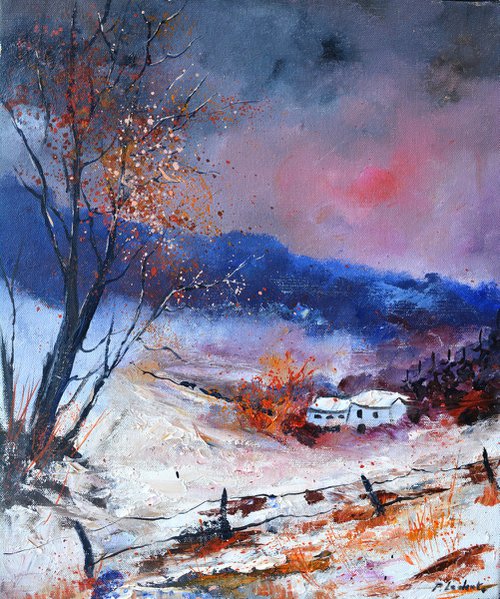 Winter landscape 5623 by Pol Henry Ledent