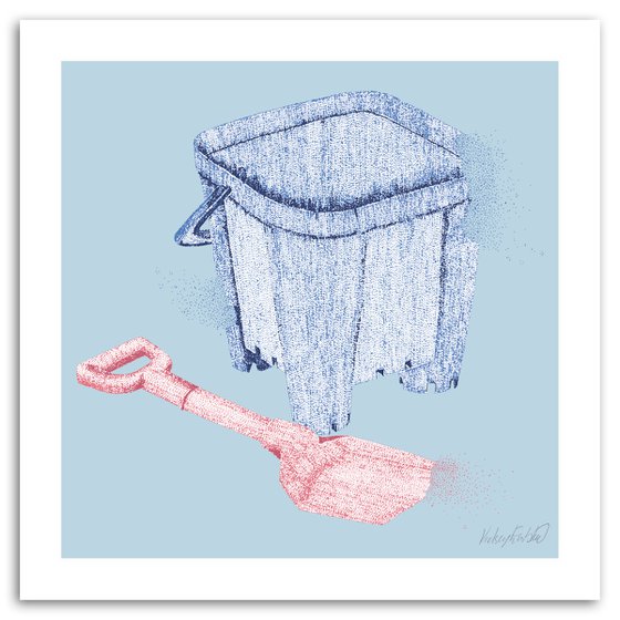 Bucket & Spade - Limited Edition Print