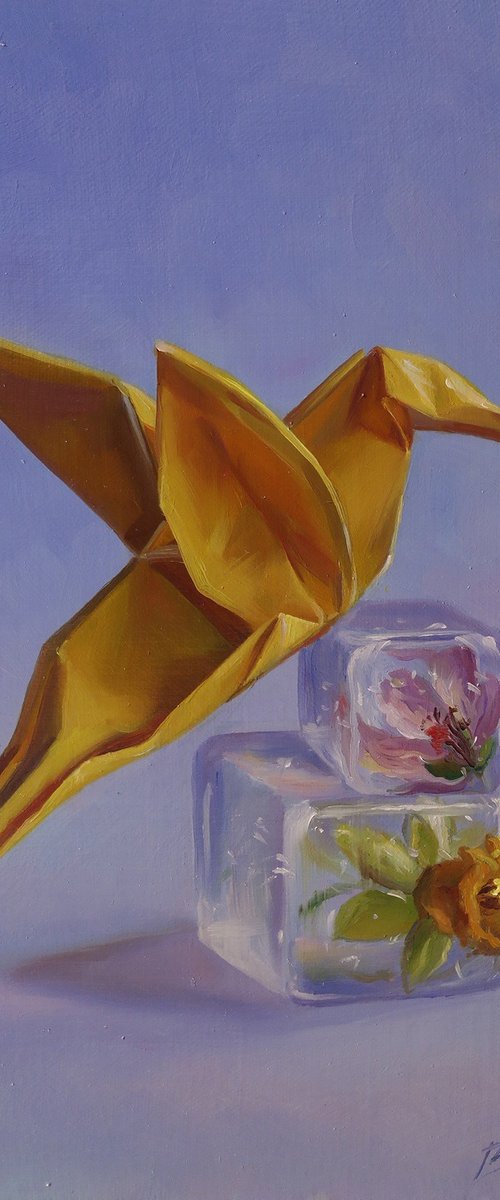 "Crane of Peace" by Lena Vylusk