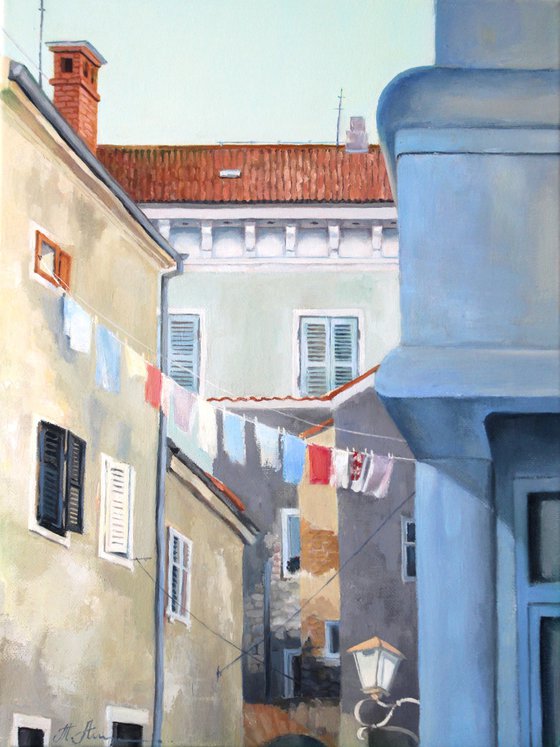 Old street of Rovinj