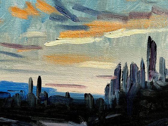 Winter Creek at Dusk