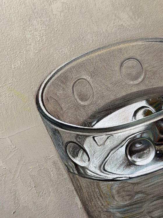 Glass of water. Still life