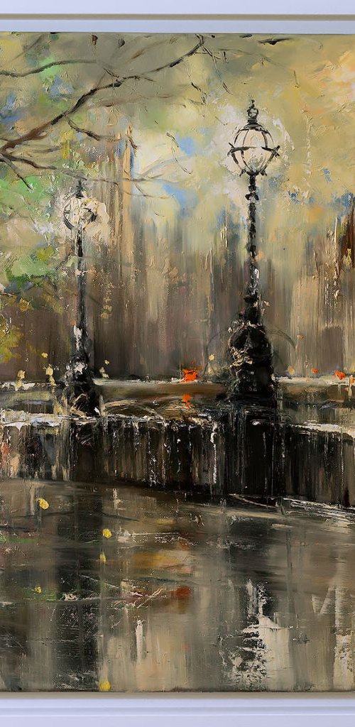 'Winter Evening at Westminster' by Ewa Czarniecka