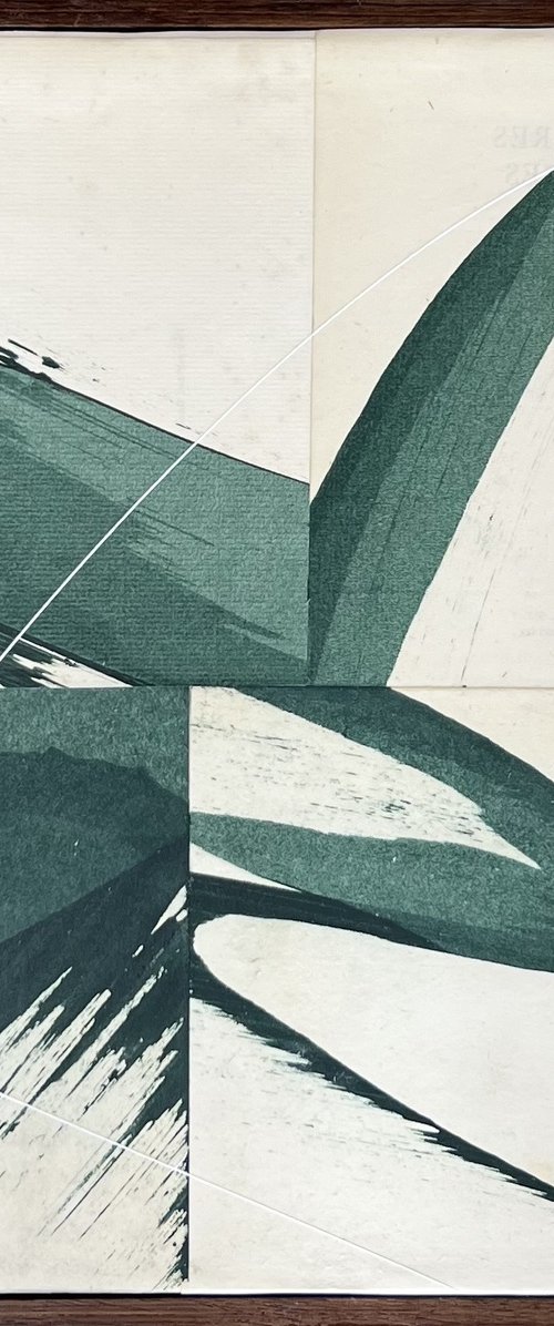 Hokusai Green XXVIII by Jane Skingley