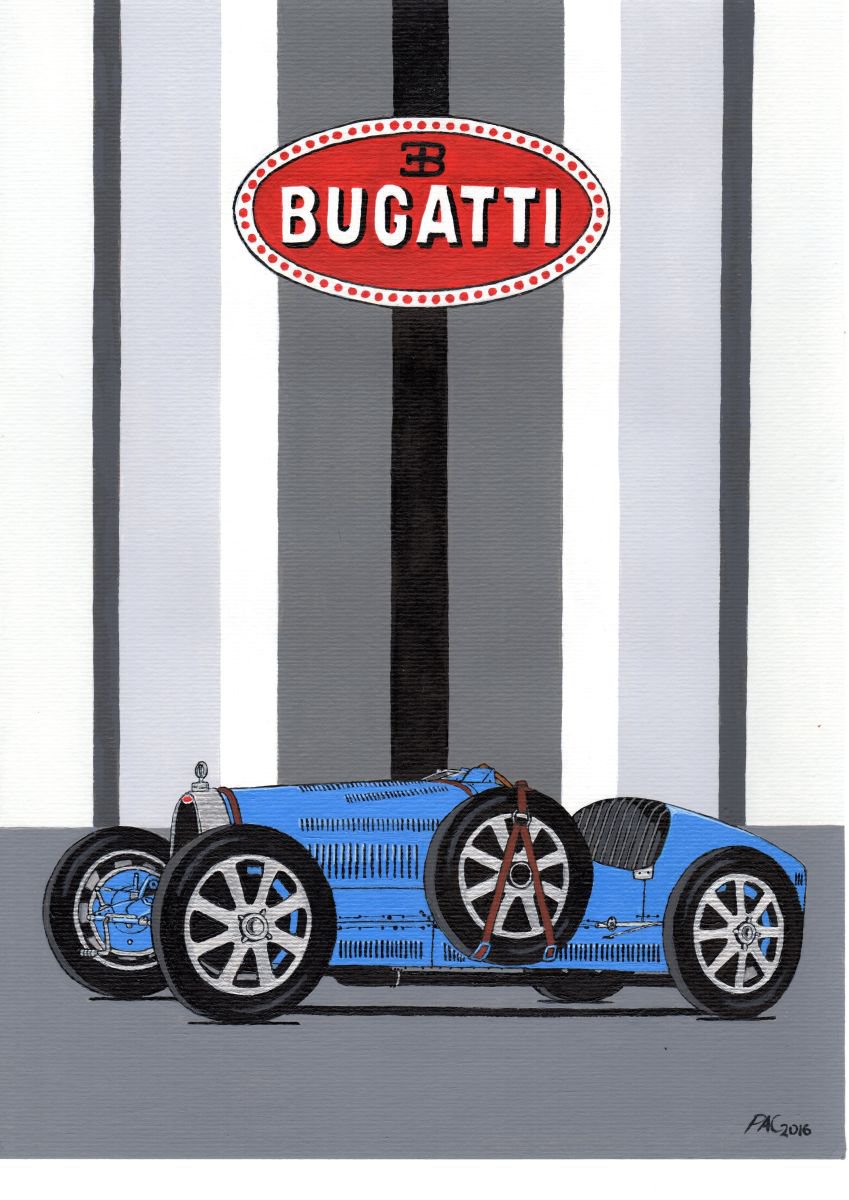 Bugatti Type 35 by Paul Cockram