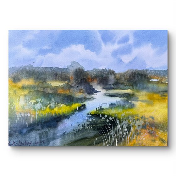 Morning by the river