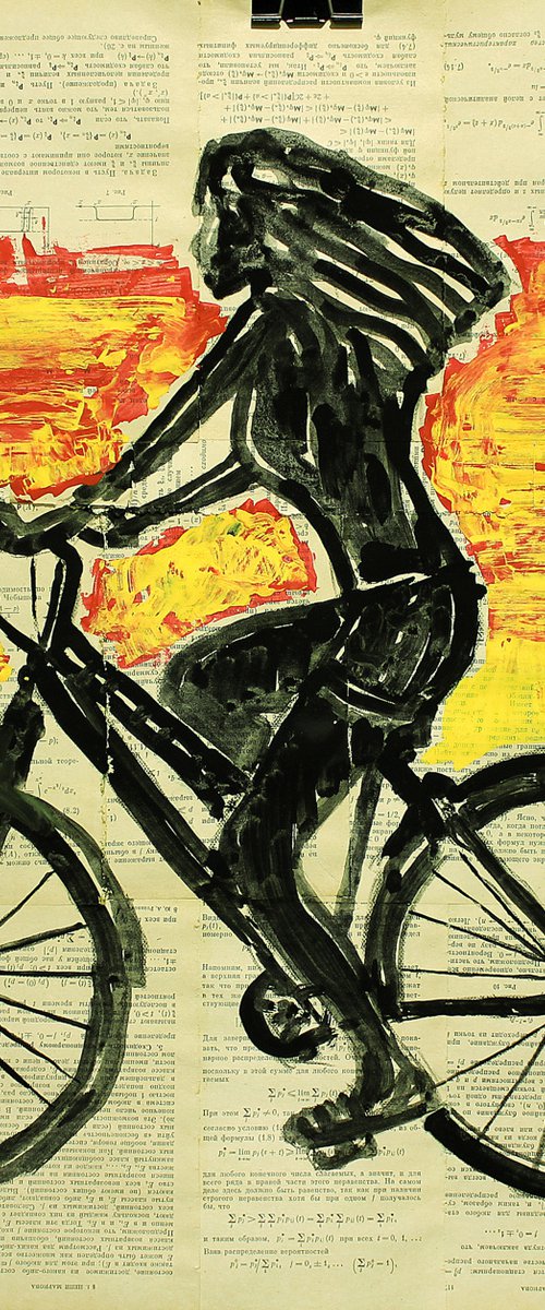 Bike Ride and Sunset. by Marat Cherny