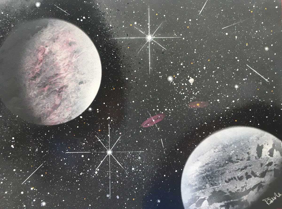 Space painting by Ruth Searle