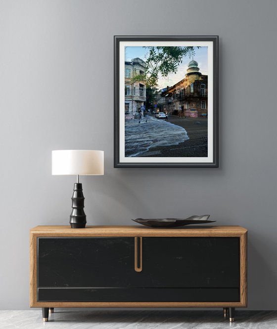 Collage Cityscape&Sand