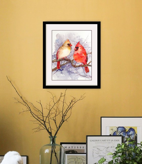 Winter Cardinals