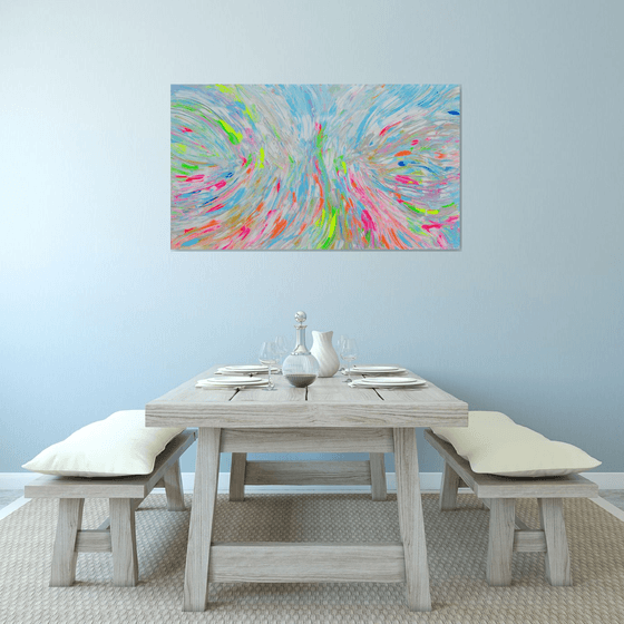 ZEN - Palette Knife Large Abstract Painting