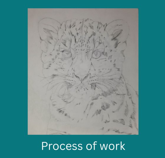 "Irbis", animalistic art