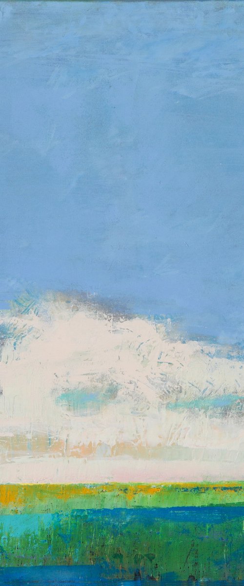 Spring 30x30" 76x76cm Contemporary Art by Bo Kravchenko by Bo Kravchenko