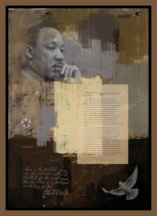 I HAVE A DREAM   30"X42" by Joe McHarg