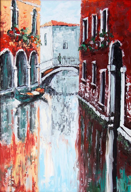 Venice, the bridge by Michèle Kaus