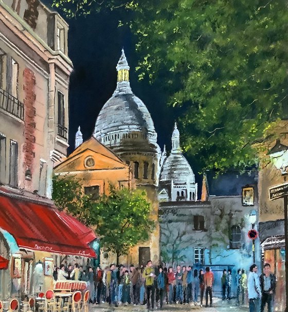 Montmartre in Paris, France