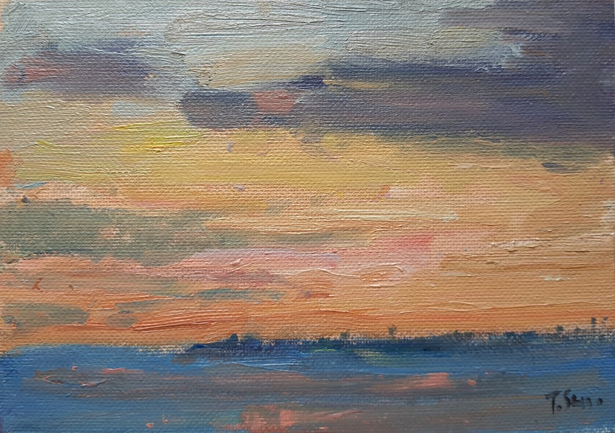 Hove Cafe By Tanya Sun, 7 X 5, Artwork For Sale On Artfinder