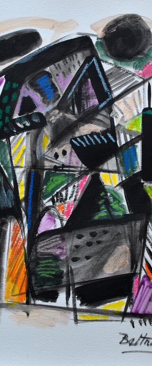 Abstraction crépuscule by Pierre-Yves Beltran