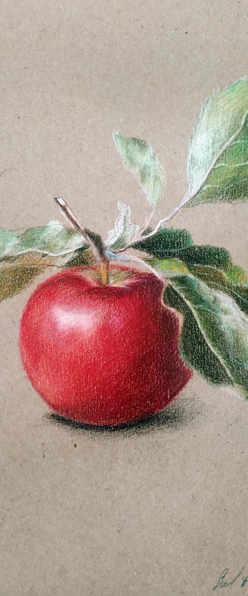 A red apple by Elvira Sultanova
