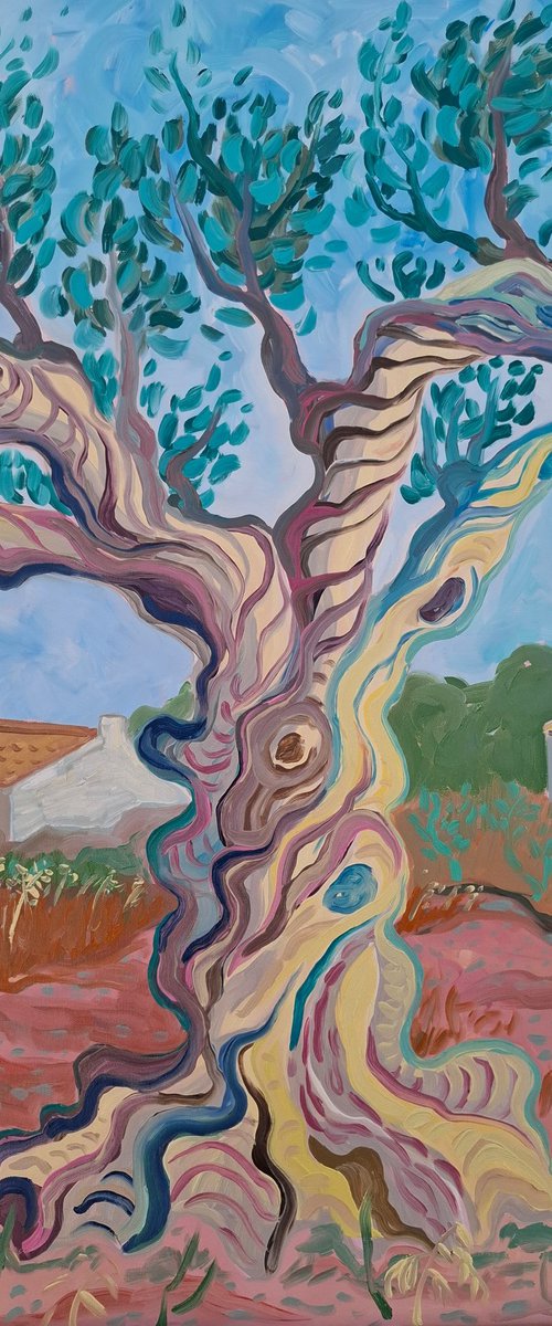 Olive Tree on Camí d’Altea by Kirsty Wain