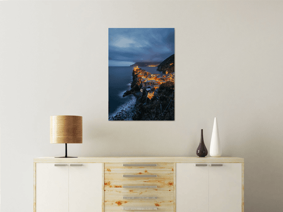 THE LIGHT OF VERNAZZA - Photographic Print on 10mm Rigid Support