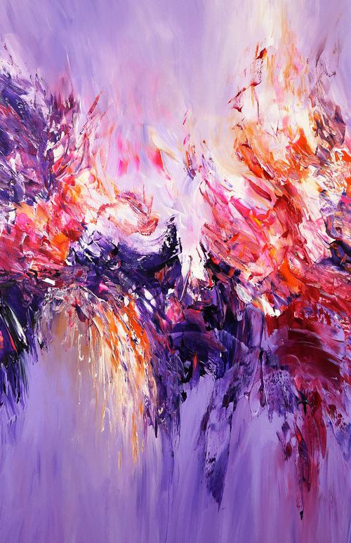 Purple Dance XL 1 by Peter Nottrott