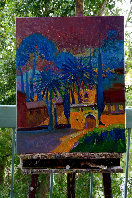 The hour of Blue, NIght Landscape