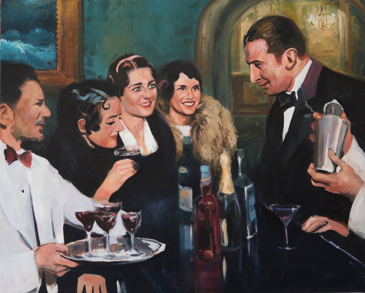 Impressionistic Portrait Oil Painting By Roeland Kneepkens, 39 X 31", Exquisit, Original Artwork