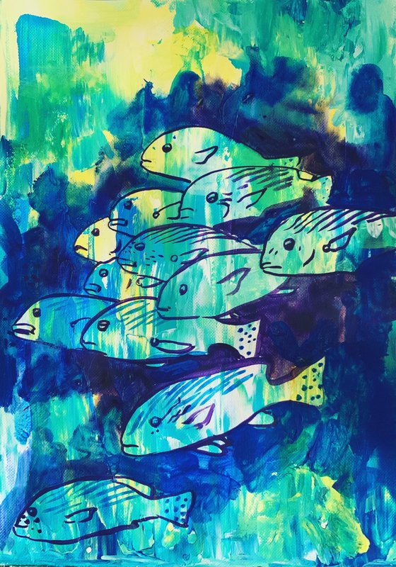 somewhere in the sea